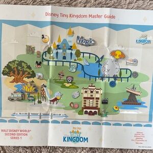 Disney Tiny Kingdom Pins Second Edition Series 1 - Lot of 4 Pins
